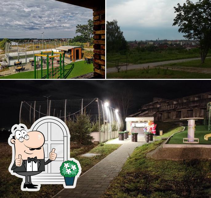 Goditi la vista dagli esterni di Caffe bar Petrus