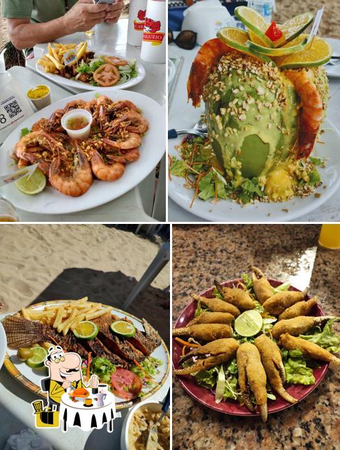 Platos en Chico do Caranguejo Praia