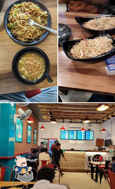 The restaurant's food and interior