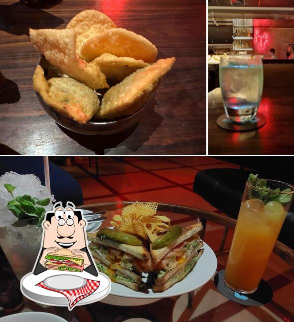 Clube sanduíches em SubAstor Bar do Cofre
