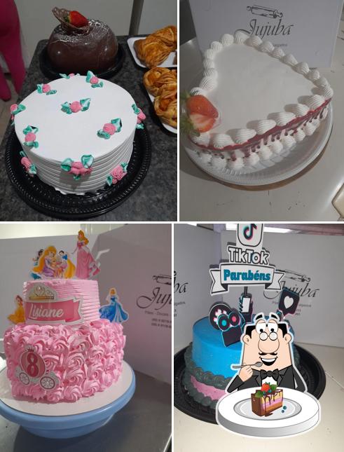 Bolo de chocolate em Jujuba Doces E Salgados