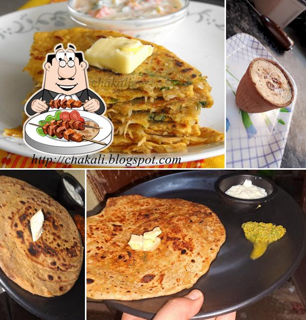 Chocolate mousse at Pritam paratha Palace