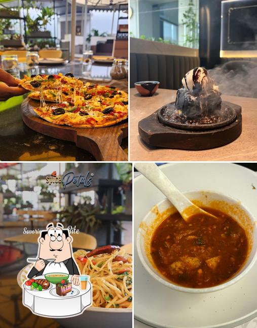 Hot and sour soup at Spice Petals - a Fleet Restro & Banquet