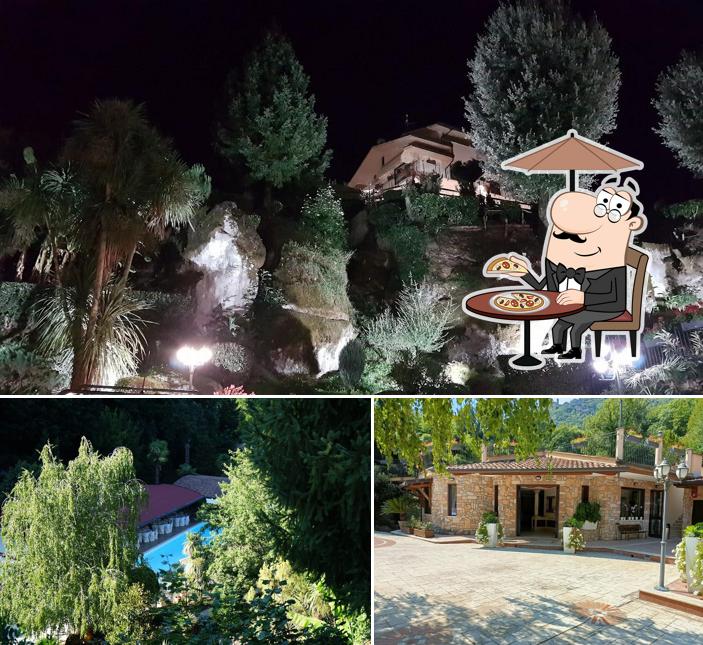 Curiosa tra la parte esterna di Villa Cinelli e Il Ristorantino