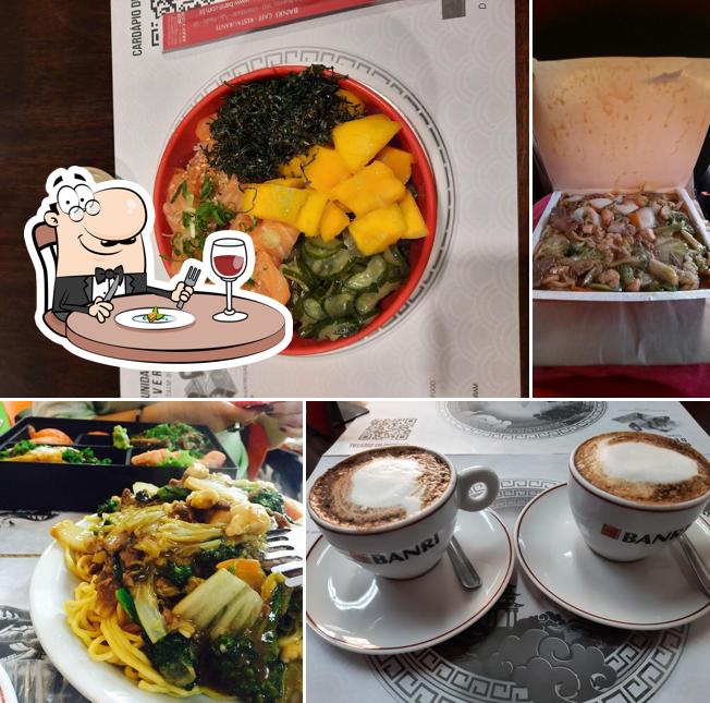 Platos en Restaurante Banri