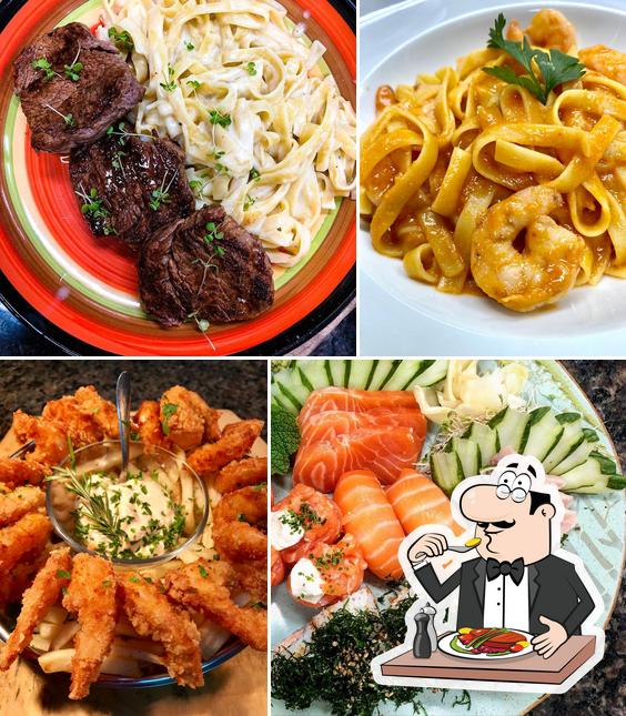 Platos en Zazen Gastrobar