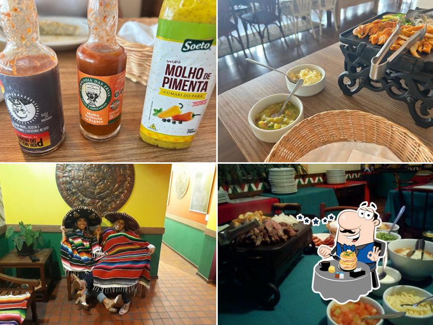 Comida em Restaurante Mexicano Bras-Mex Grill