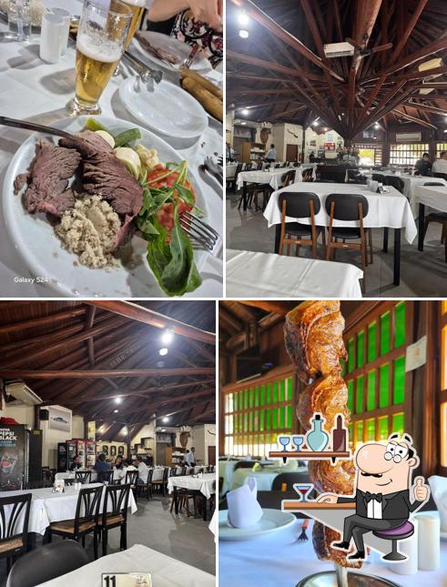 Veja imagens do interior do Churrascaria Bezerro de Ouro
