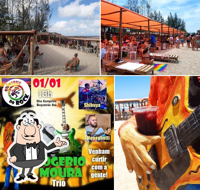 O interior do Quiosque do ROCK