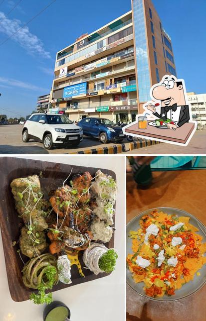 Among different things one can find food and exterior at The Krater