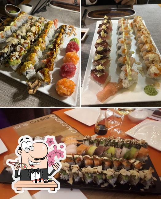 Ordina le varie opzioni di sushi