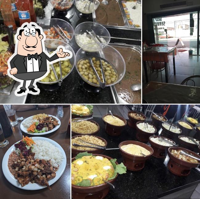 O interior do Cumbica Restaurante