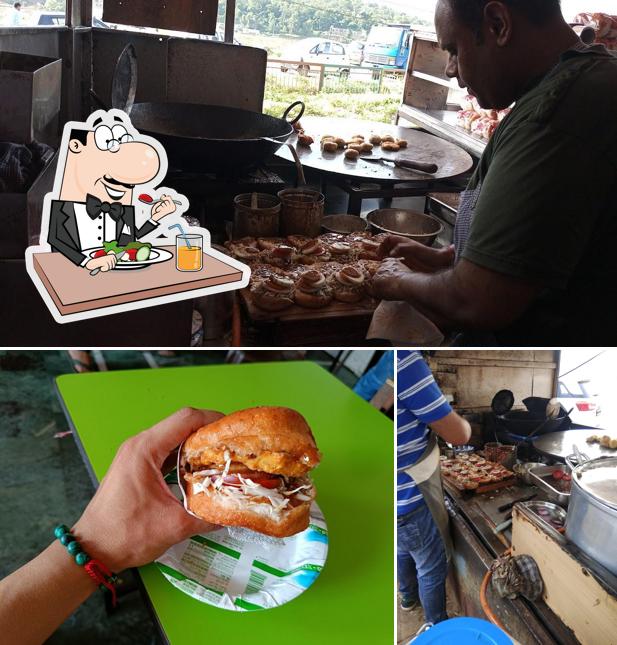 Pulled pork sandwich at Chuk chuk mail Snacks point