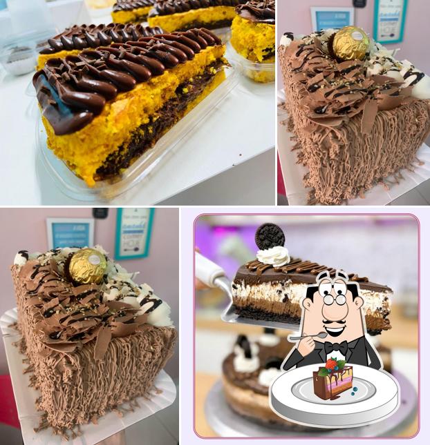 Bolo de chocolate em Kelly Escher Confeitaria