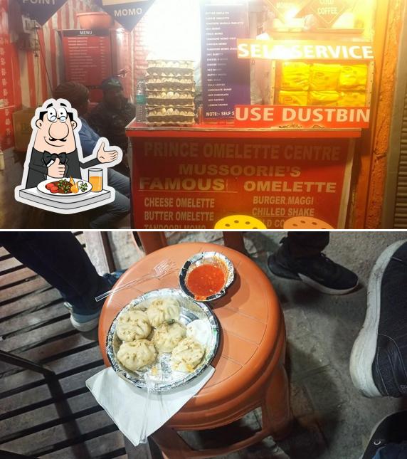 Food at Prince Omlette Centre And Momos