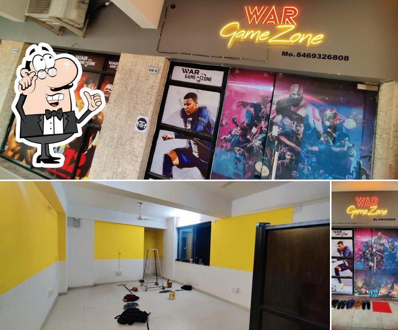 The interior of WAR GAME ZONE