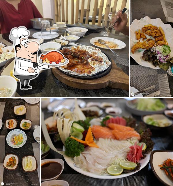 Peking duck at 고래등 Goraedeung Korean Restaurant