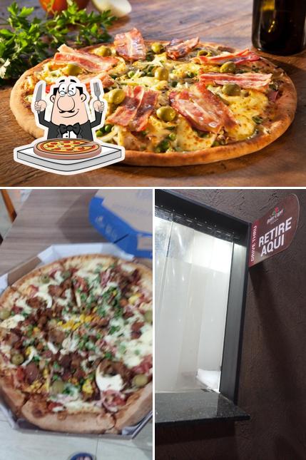 Escolha pizza no Bella Capri Pizzaria - Rio Preto Caparroz