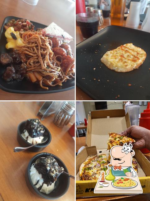 Food at Knock Out Unlimited Pizza