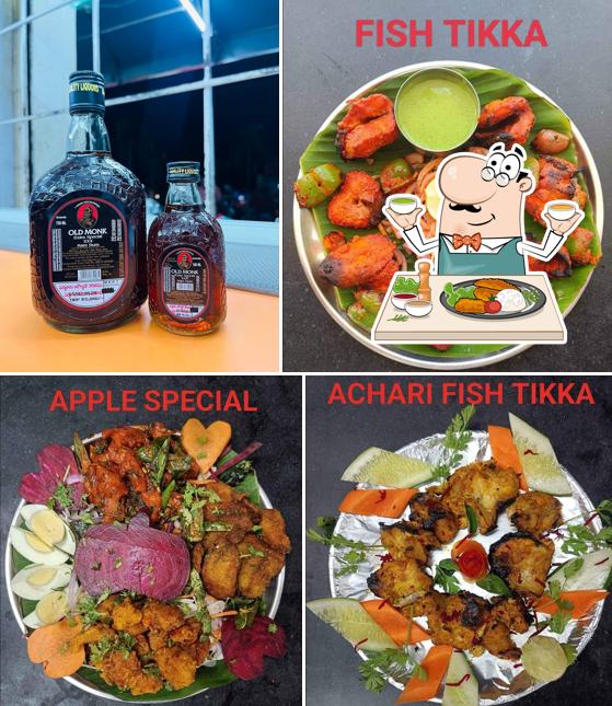 Food at Apple Bar and Restaurant