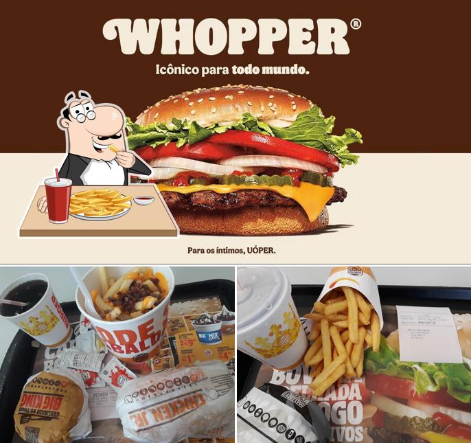 Experimente fritas no Burger King