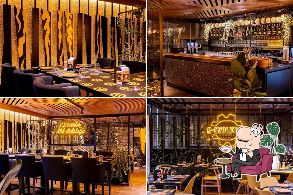 Gli interni di R-evolution Pub,Grill e Cocktail