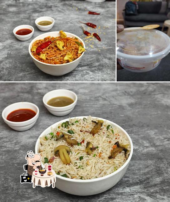 The picture of Sri Prathipa Bhavan’s food and interior