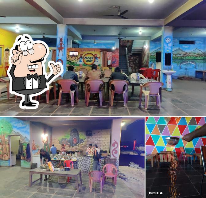 The interior of Sardar Dhaba