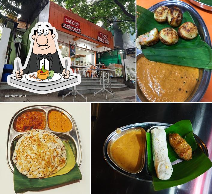 Food at TKS Iyengars Restaurant