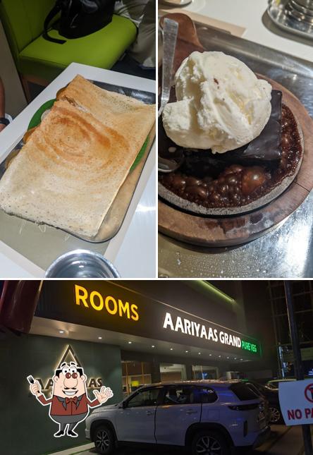 The image of Aariyaas Grand - Pure Veg Restaurant & Regency’s food and exterior