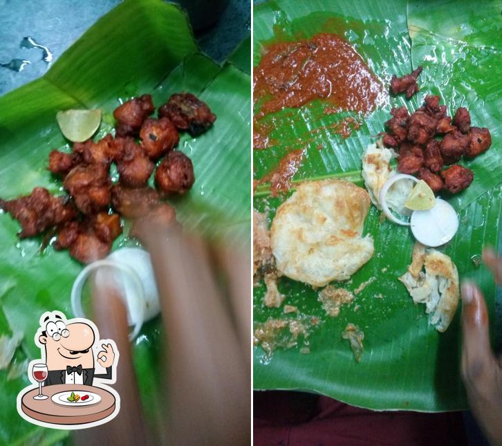 Food at Muthukumar Bun parotta kadai . keezha vasal