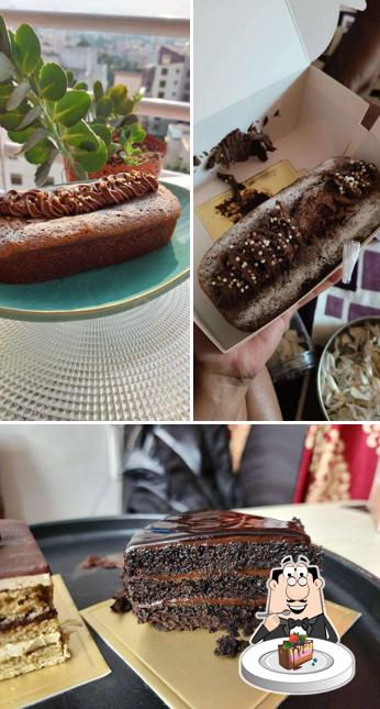 Chocolate cake at Bonbonniere Patisserie and Bakery