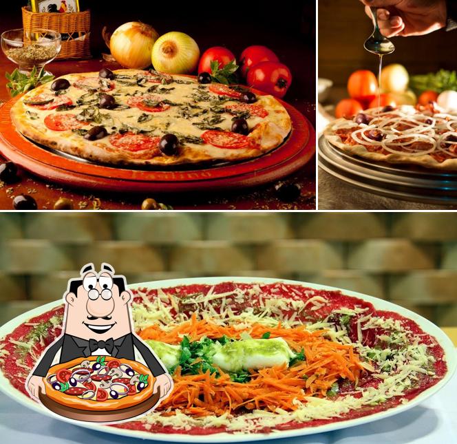 Escolha pizza no Pizzaria Paulino Perdizes