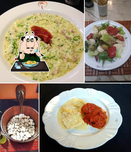 Platos en Porcini Trattoria