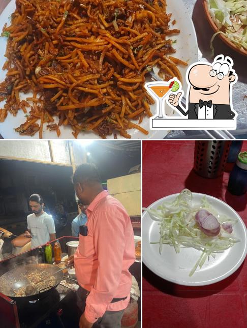 Check out the photo displaying drink and food at SHAKTI VEG. FAST FOOD PARCEL POINT RICE NOODLES MANCHURIAN CHINESE BHEL