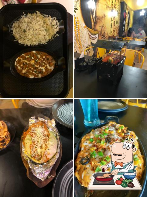 Chicken curry at Momo Magic Cafe Silchar