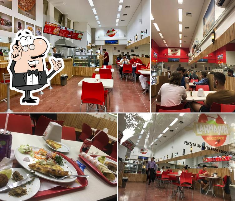 O interior do Lahmajun - Delícias Turcas