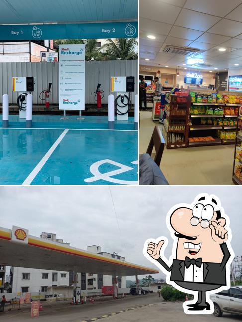 The picture of Shell’s interior and exterior