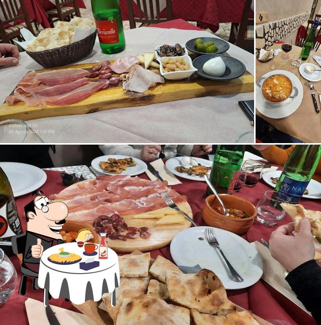 Piatto di formaggi al La forchetta ciociara