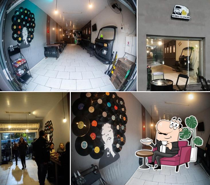 Veja imagens do interior do KOMBI DO CHOPP