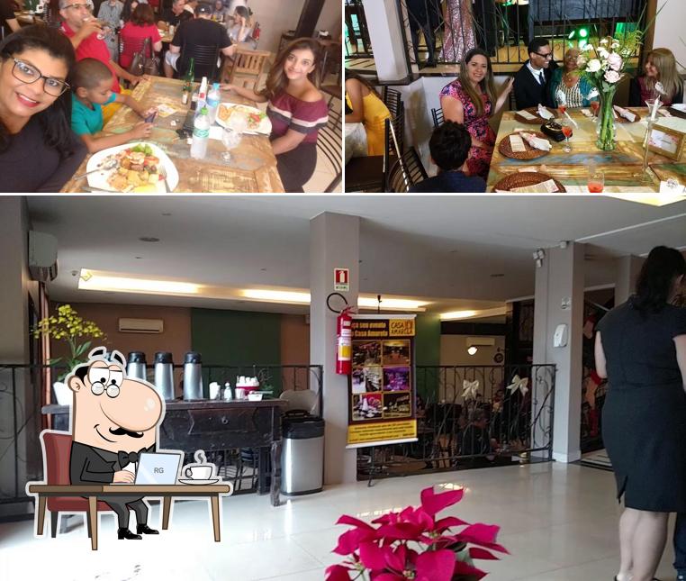 Veja imagens do interior do Restaurante Casa Amarela