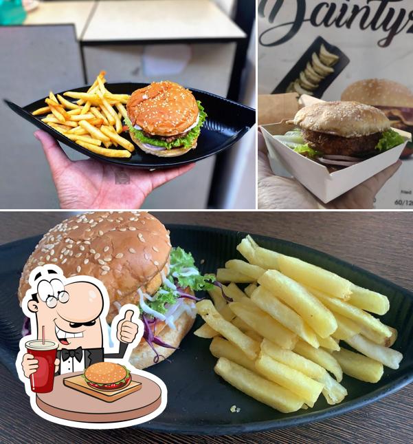 Daintyz’s burgers will cater to satisfy a variety of tastes