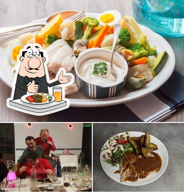 bar restaurant pizzeria chez math se distingue par sa nourriture et intérieur