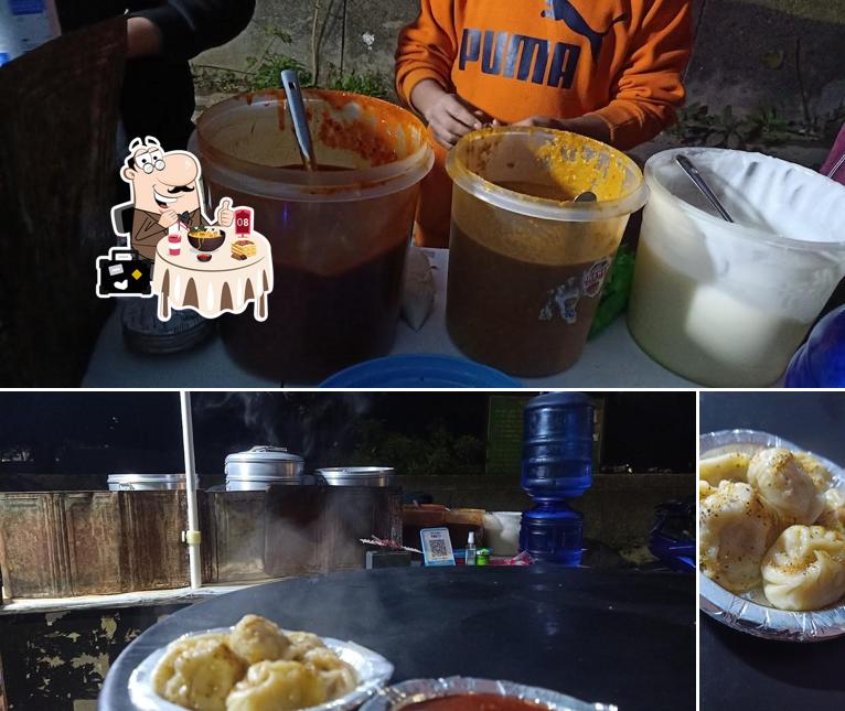 Food at Butter Momos stall