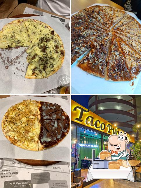 Pão-com-alho em Taco Pub Pizzaria