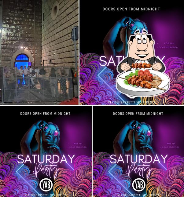 Cibo al YAB Discoteca Firenze