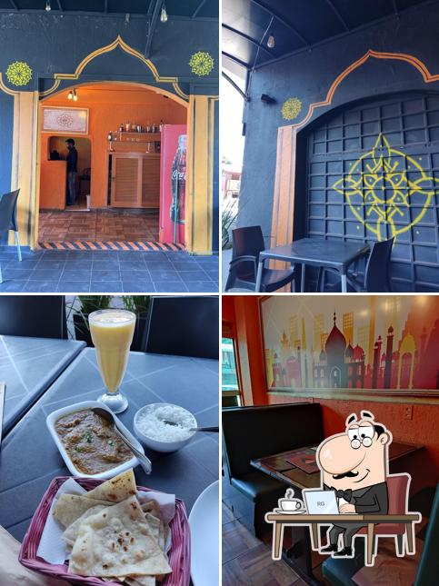 O interior do Indian Lounge Restaurante