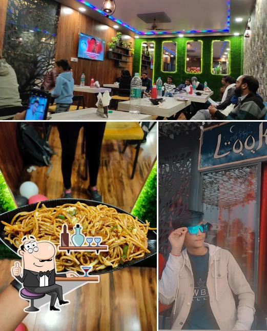 The interior of Lookma cafe n restro