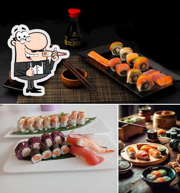 Scegli le varie opzioni di sushi