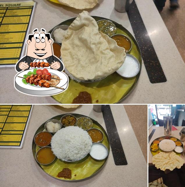 Meals at Vel Square veg restaurant